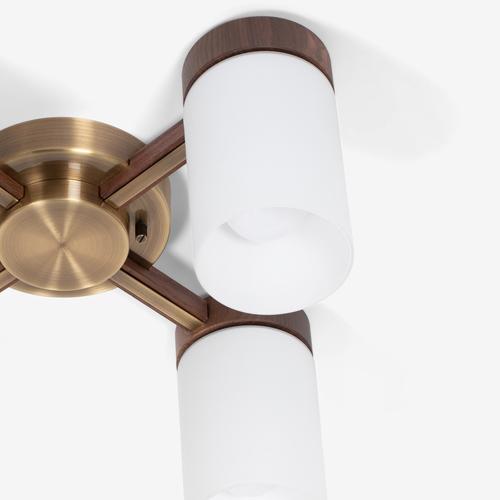 大塚家具 ボスコSZC003-4K WN シャンデリア 約4.5〜6畳用 ランプ別売 受注