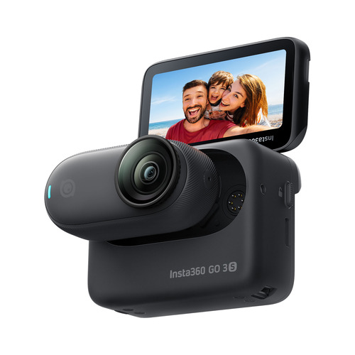 Insta360 CINSAATA-GO3S64K GO3S 小型動き写真器 4K 64GB 十二時黒いこと