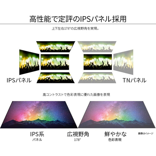 JAPANNEXT JN-IPS238FHDR-C 23.8インチIPSパネル搭載 フルHD液晶モニター ブラック JNIPS238FHDRC_5