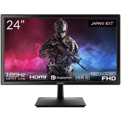 JAPANNEXT JN-T24165FHDR-D 24インチTNパネル搭載 フルHD液晶モニター ...