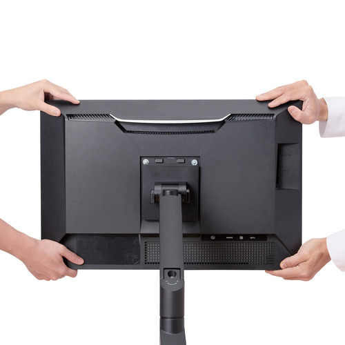 エレコム DPA-SL08BK モニターアーム シングル ガススプリング式 17~49インチ 2~20kg対応 5軸 ブラック_17