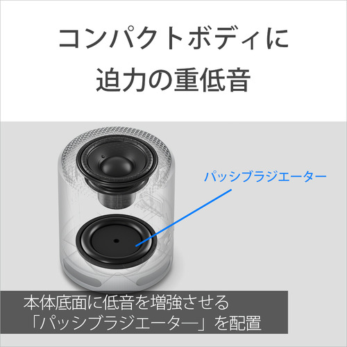 ソニー SRS-XB100 LC ワイヤレスポータブルスピーカー ブルー SRSXB100 LC_5