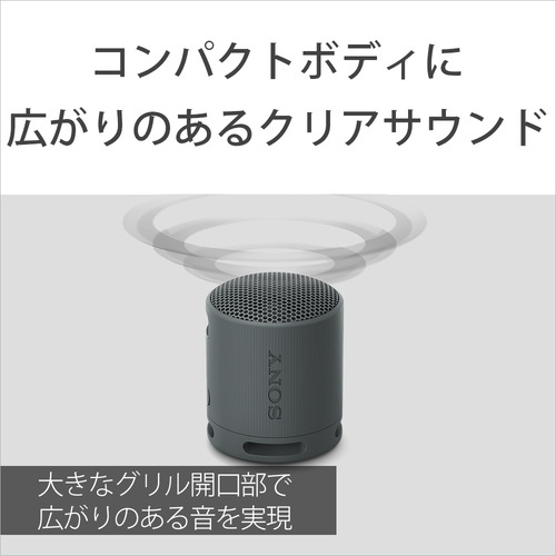 ソニー SRS-XB100 LC ワイヤレスポータブルスピーカー ブルー SRSXB100 LC_6