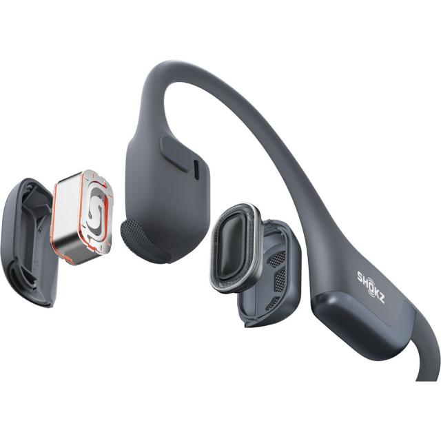 ショックス ワイヤレス 骨伝導イヤホン IP55 最大12時間 USB-C OpenRun Pro2 大迫傑モデル SKZ-EP-000032 ホワイト系_4