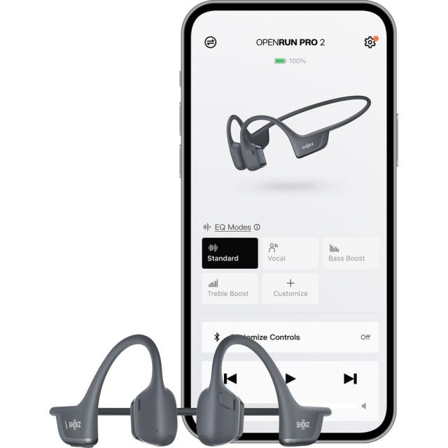 ショックス ワイヤレス 骨伝導イヤホン IP55 最大12時間 USB-C OpenRun Pro2 大迫傑モデル SKZ-EP-000032 ホワイト系_6