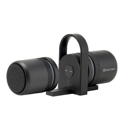 リズム 9YYA30RH02 防水ポータブルスピーカー Bluetooth対応 ブラック_4