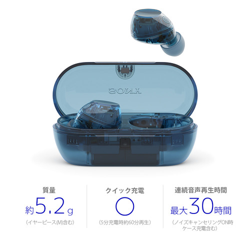 ソニー ワイヤレス イヤホン 左右分離 ノイズキャンセリング IPX4 最大