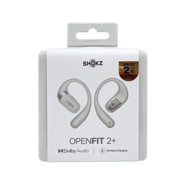 ショックス ワイヤレス イヤホン 左右分離 IP55 Dolby Audio搭載 USB-C OpenFit 2+ SKZ-EP-000051 グレー_5
