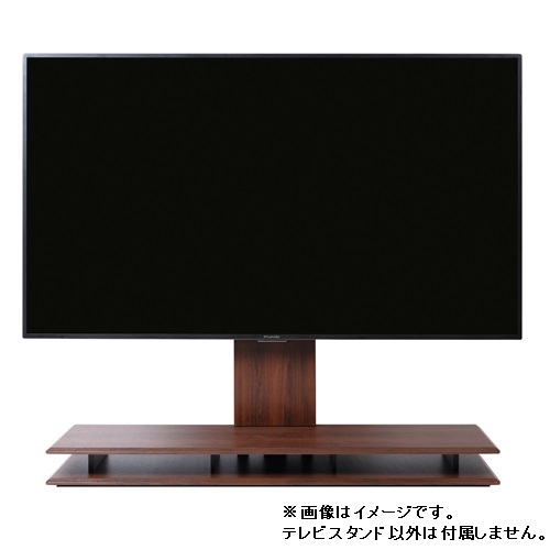 テレビ購入者限定！！　壁寄せテレビ台　ヤマダセレクト　ブラウン　スタンドのみ テレビ購入者限定！！ 壁寄せテレビ台 ヤマダセレクト ブラウン