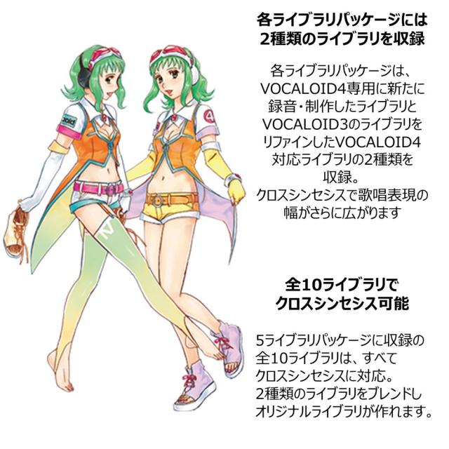 インターネット VOCALOID 4 Library Megpoid V4 Native VA4L-MPN01_2