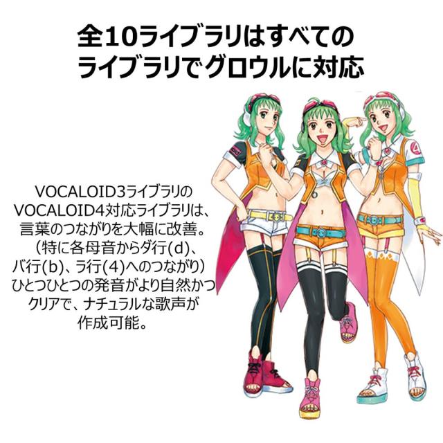 インターネット VOCALOID 4 Library Megpoid V4 Native VA4L-MPN01_3