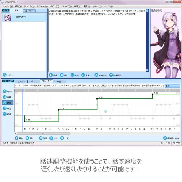 ＡＨＳ VOICEROID2 結月ゆかり 入力文字読み上げソフト SAHS-40040_3