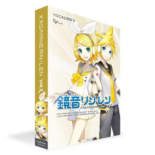 クリプトン・フューチャー・メディア RNLNV4XCP 音声合成ソフト KAGAMINE RIN／LEN V4X (incl. ENGLISH) ／  PACKAGE その他ソフトウェア