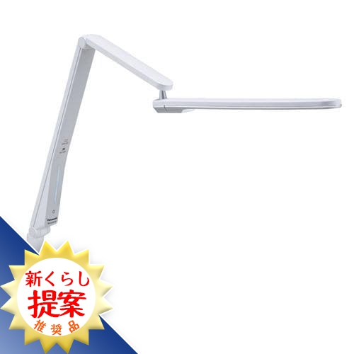 パナソニック SQ-LC570-W LEDデスクスタンド ホワイト仕上×シルバー