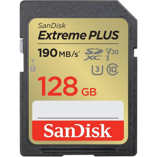 【推奨品】サンディスク SDSDXWA-128G-JNJIP SDXC UHS-I カード エクストリーム　プラス 128GB
