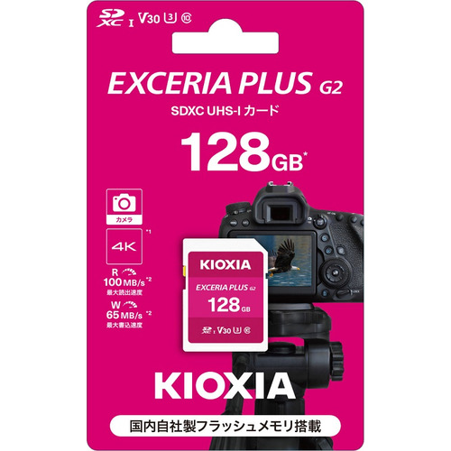 KIOXIA KSDH-B128G SDカード EXCERIA PLUS G2 128GB_1