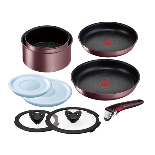 ティファール(T-FAL) L38591 インジニオ・ネオ IHマロンブラウン・アンリミテッド セット9【IH対応】の通販は