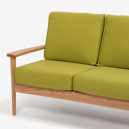 大塚家具 ラブソファ「シネマ」専用カバー 布ライトグリーン ※レッドオーク・ウォールナット共通の通販は 17,666円