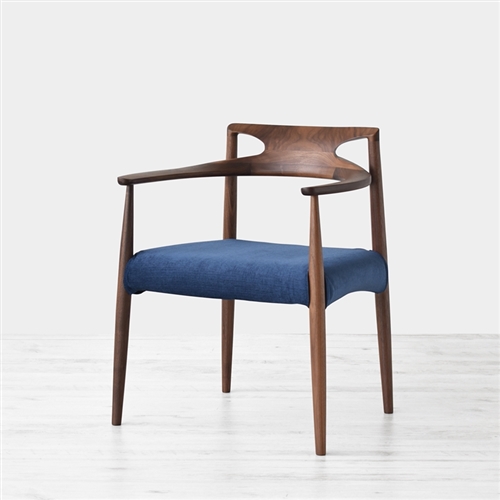 【在庫限り】大塚家具 ダイニングチェア (フルアーム)「ラディウス」 ウォールナット材の通販は