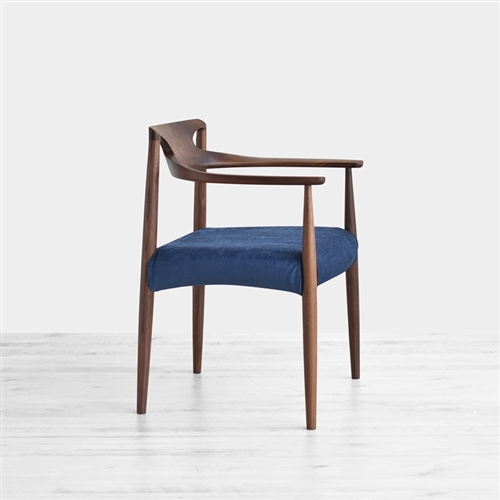 【在庫限り】大塚家具 ダイニングチェア (フルアーム)「ラディウス」 ウォールナット材の通販は