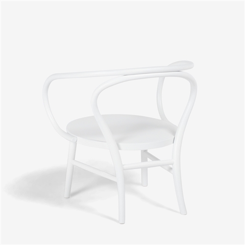 大塚家具 秋田木工 ラウンジチェア「508EB」ブナ材 EBホワイト色の通販は