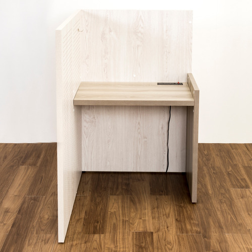 パーティションデスク ルームス パーテーションデスク room.s 深井無線工業 ホワイトアッシュ／グレー