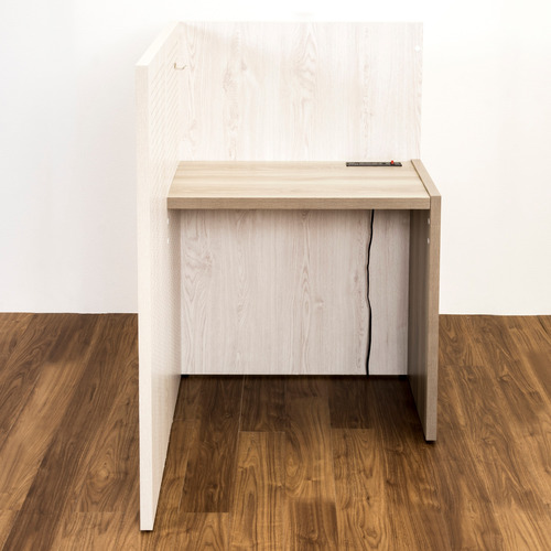 パーテーションデスク room.s 深井無線工業 ホワイトアッシュ／グレー