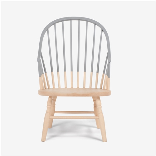 大塚家具 秋田木工 ラウンジチェア 「500EB」 ブナ材 EBクールグレイ色の通販は