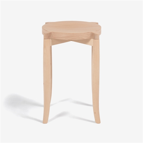 展示品 IDC大塚家具 秋田木工 サイドテーブル No.T-209EB ホワイト