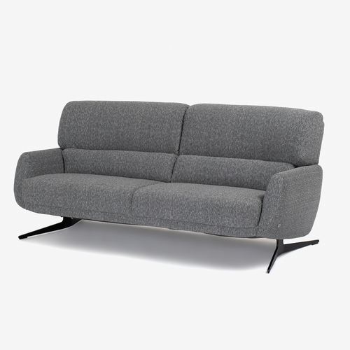 大塚家具 [3人掛] ドイツ製ソファ「ハーゲン」布 高機能生地 Q2 グレー色 358,000円