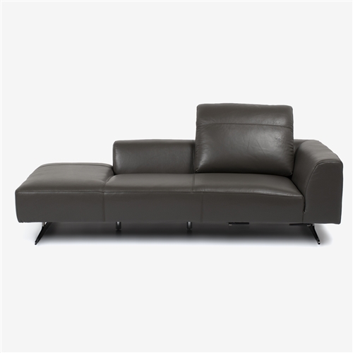 大塚家具 [3人掛]片肘ソファ 「L／S STYLISH-59 エルエススタイリッシュ」 革 グラファイト色 向かって左肘 367,400円