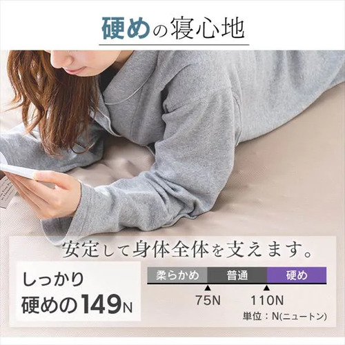 【期間限定大特価】[セミダブルタイプ 厚8]アイリスオーヤマ(IRIS) MAKK8-SD 高反発マットレス_1