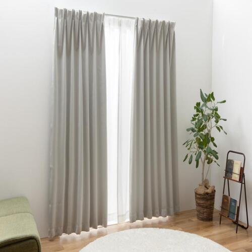 ユニベール ブリンク カーテン 1級遮光4枚セット 幅100X丈178cm(レース176cm) ライトグレー の通販は 5,149円