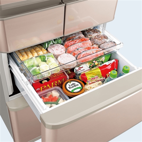 シャープ SJ-X416JT プラズマクラスター搭載 どっちもドア冷蔵庫 412L