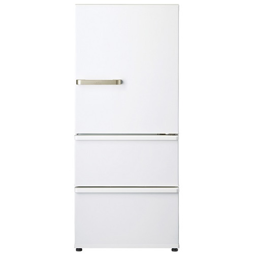 アクア AQR-27M2(W) 3ドア冷蔵庫 (272L・右開き) ウォームホワイトの