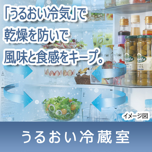 東芝 GR-U460FK(EW) 6ドア冷凍冷蔵庫 (462L・フレンチドア) グラン