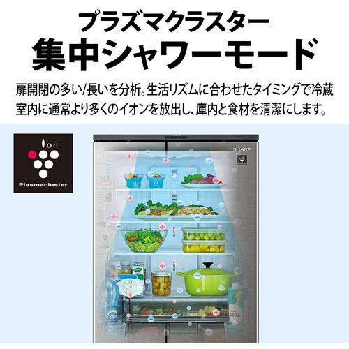 無料長期保証】シャープ SJ-MF50K プラズマクラスター冷蔵庫 (504L