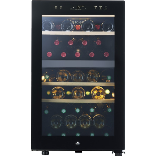 Haier JQ-F108A-K ワインセラー 108L（最大42本収納可） ブラック_1