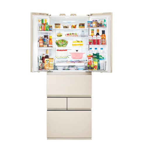無料長期保証】東芝 冷蔵庫 508L 観音開き 6ドア 幅65cm 摘みたて野菜