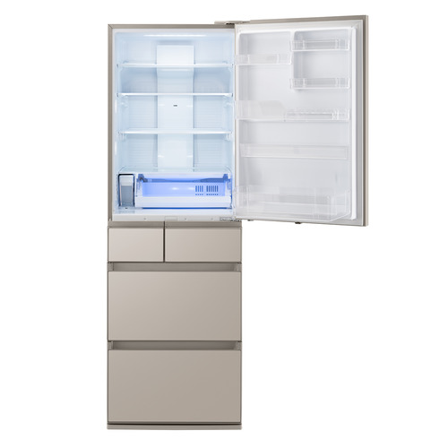 パナソニック 冷蔵庫 450L 右開き 5ドア 幅60cm パーシャル半解凍 