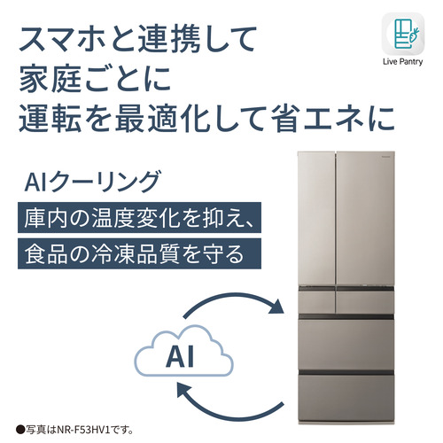無料長期保証】パナソニック 冷蔵庫 457L 左開き 5ドア 幅60cm 真ん中