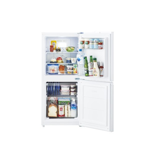 【送料込み】Haier 冷蔵庫　121L 2ドア　ファン式　ホワイト【右開き】 Haier JR-NF121C-W 2ドア冷蔵庫 右開き 121L ホワイト 【公式通販】