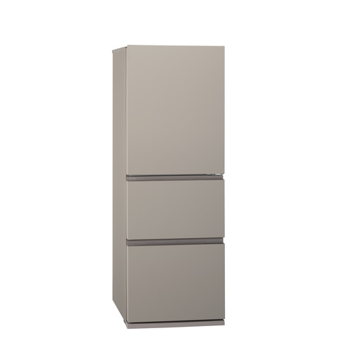 パナソニック NR-C33ES1L-C 3ドア冷蔵庫 326L 左開き マットベージュ