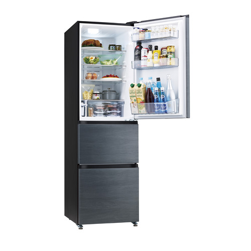 Haier JR-CVM34C-H 冷蔵庫 3ドア 右開き 335L ギャラクシー