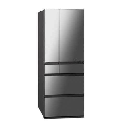 【無料長期保証】パナソニック 冷蔵庫 601L 観音開き 6ドア 幅68.5cm フルオープン引出し ナノイーX NR-F60WX2-X ブラック系