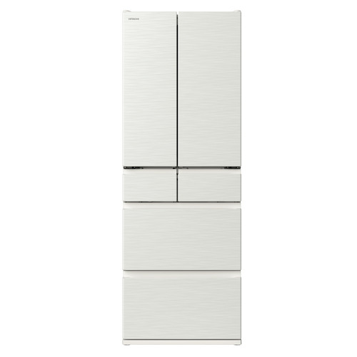 【無料長期保証】日立 冷蔵庫 540L 観音開き 6ドア 幅65cm ひろin冷凍プラス まるごとチルド 特鮮氷温ルーム R-H54X W ホワイト系