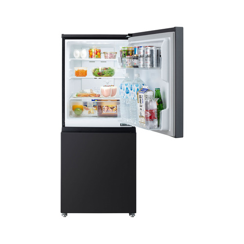 東芝 冷蔵庫 160L 右開き 2ドア 50.3cm 一人暮らし向け 静音設計 耐熱トップテーブル GR-Y16BP(KT) ブラック系