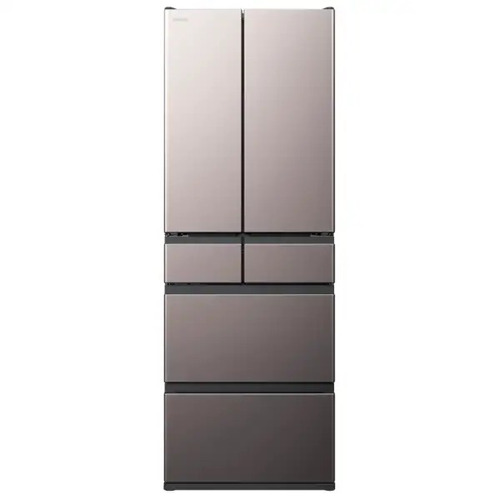 【無料長期保証】日立 冷蔵庫 540L 観音開き 6ドア 幅65cm まんなか3段大容量冷凍 まるごとチルド R-HWC54Y グレー系 135,330円
