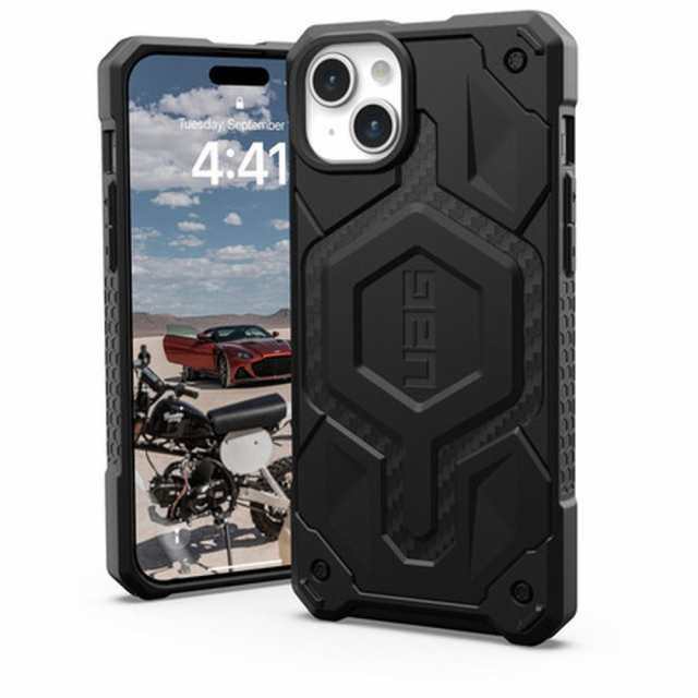 プリンストン UAG社製 iPhone 15 Plus用ケース MONARCH PRO(カーボンファイバー) UAG-RIPH23LB-PMS-CF