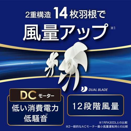 推奨品】RIAIR(リエア) RFA30DM ヤマダオリジナルDCリビング